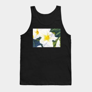 Ode To Georgia #2 - White Potato Blossoms Tank Top